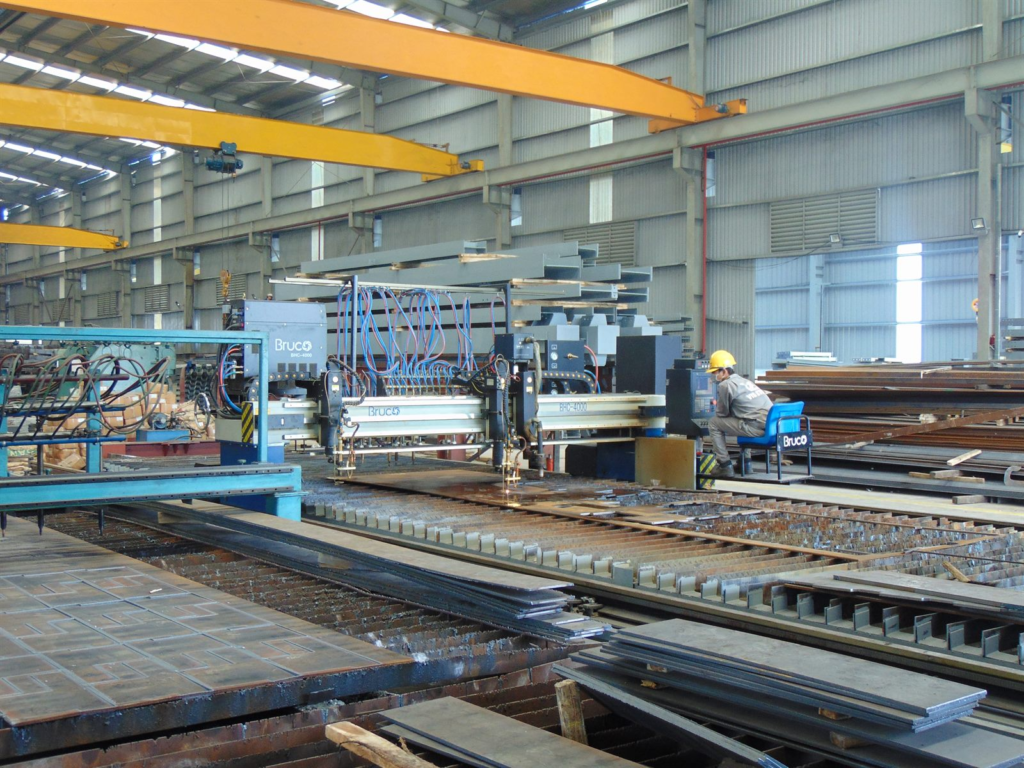 NBL factory - Gas cutting line