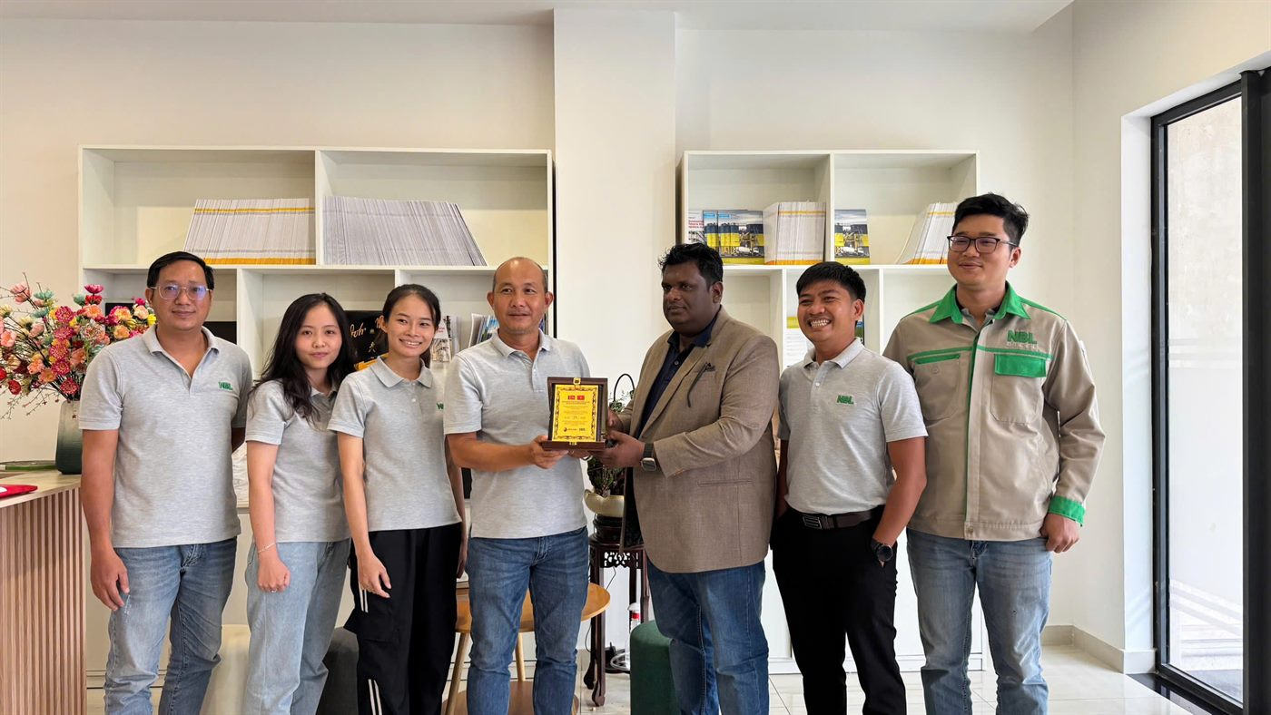 Welcoming visitors at our Ho Chi Minh City office